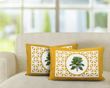 Palmgroove Botanical Reversible Indoor/Outdoor Rectangular Pillow