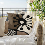 Pama Abstract Square Indoor/Outdoor Throw Pillow