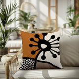 Pama Abstract Square Indoor/Outdoor Throw Pillow