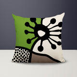 Pama Abstract Square Indoor/Outdoor Throw Pillow
