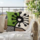 Pama Abstract Square Indoor/Outdoor Throw Pillow