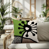 Pama Abstract Square Indoor/Outdoor Throw Pillow