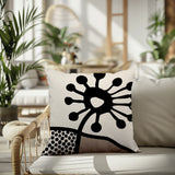 Pama Abstract Square Indoor/Outdoor Throw Pillow