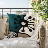 Pama Abstract Square Indoor/Outdoor Throw Pillow
