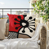 Pama Abstract Square Indoor/Outdoor Throw Pillow