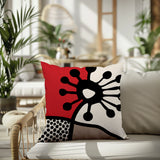 Pama Abstract Square Indoor/Outdoor Throw Pillow