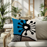 Pama Abstract Square Indoor/Outdoor Throw Pillow