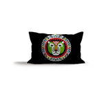 PolyTwill Lion Lumbar Indoor/Outdoor Throw Pillow