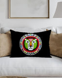 PolyTwill Lion Lumbar Indoor/Outdoor Throw Pillow