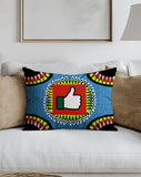 PolyTwill Up Square Indoor/Outdoor Throw Pillow