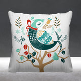 Patridge Animal Reversible Indoor/Outdoor Square Pillow