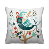 Patridge Animal Reversible Indoor/Outdoor Square Pillow