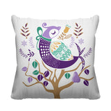 Patridge Animal Reversible Indoor/Outdoor Square Pillow