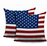 Patriot 2 Sets Indoor/Outdoor Reversible Square Pillow