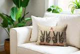 Peace Faux Linen Lumber Pillow