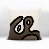 Peller Abstract Reversible Indoor/Outdoor Square Pillow