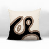 Peller Abstract Reversible Indoor/Outdoor Square Pillow