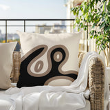 Peller Abstract Reversible Indoor/Outdoor Square Pillow