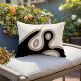 Peller Abstract Reversible Indoor/Outdoor Rectangle Pillow