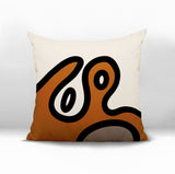 Peller Abstract Reversible Indoor/Outdoor Square Pillow