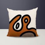 Peller Abstract Reversible Indoor/Outdoor Square Pillow