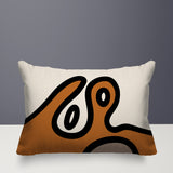 Peller Abstract Reversible Indoor/Outdoor Rectangle Pillow