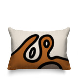Peller Abstract Reversible Indoor/Outdoor Rectangle Pillow