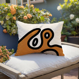 Peller Abstract Reversible Indoor/Outdoor Rectangle Pillow