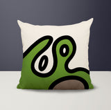 Peller Abstract Reversible Indoor/Outdoor Square Pillow
