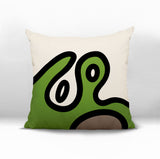 Peller Abstract Reversible Indoor/Outdoor Square Pillow