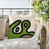Peller Abstract Reversible Indoor/Outdoor Square Pillow
