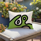 Peller Abstract Reversible Indoor/Outdoor Rectangle Pillow