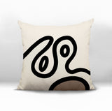 Peller Abstract Reversible Indoor/Outdoor Square Pillow