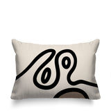 Peller Abstract Reversible Indoor/Outdoor Rectangle Pillow