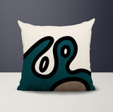 Peller Abstract Reversible Indoor/Outdoor Square Pillow