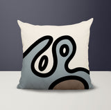 Peller Abstract Reversible Indoor/Outdoor Square Pillow