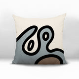 Peller Abstract Reversible Indoor/Outdoor Square Pillow