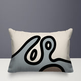 Peller Abstract Reversible Indoor/Outdoor Rectangle Pillow