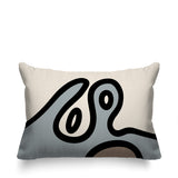 Peller Abstract Reversible Indoor/Outdoor Rectangle Pillow