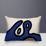 Peller Abstract Reversible Indoor/Outdoor Rectangle Pillow
