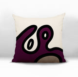 Peller Abstract Reversible Indoor/Outdoor Square Pillow