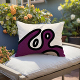 Peller Abstract Reversible Indoor/Outdoor Rectangle Pillow