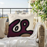 Peller Abstract Reversible Indoor/Outdoor Square Pillow