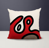 Peller Abstract Reversible Indoor/Outdoor Square Pillow