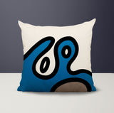 Peller Abstract Reversible Indoor/Outdoor Square Pillow