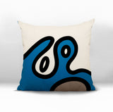 Peller Abstract Reversible Indoor/Outdoor Square Pillow