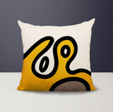 Peller Abstract Reversible Indoor/Outdoor Square Pillow