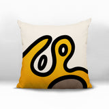 Peller Abstract Reversible Indoor/Outdoor Square Pillow