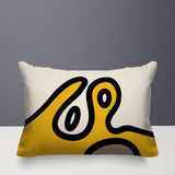 Peller Abstract Reversible Indoor/Outdoor Rectangle Pillow