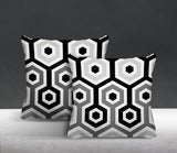 Pento Geometric Reversible Indoor/Outdoor Square Pillow